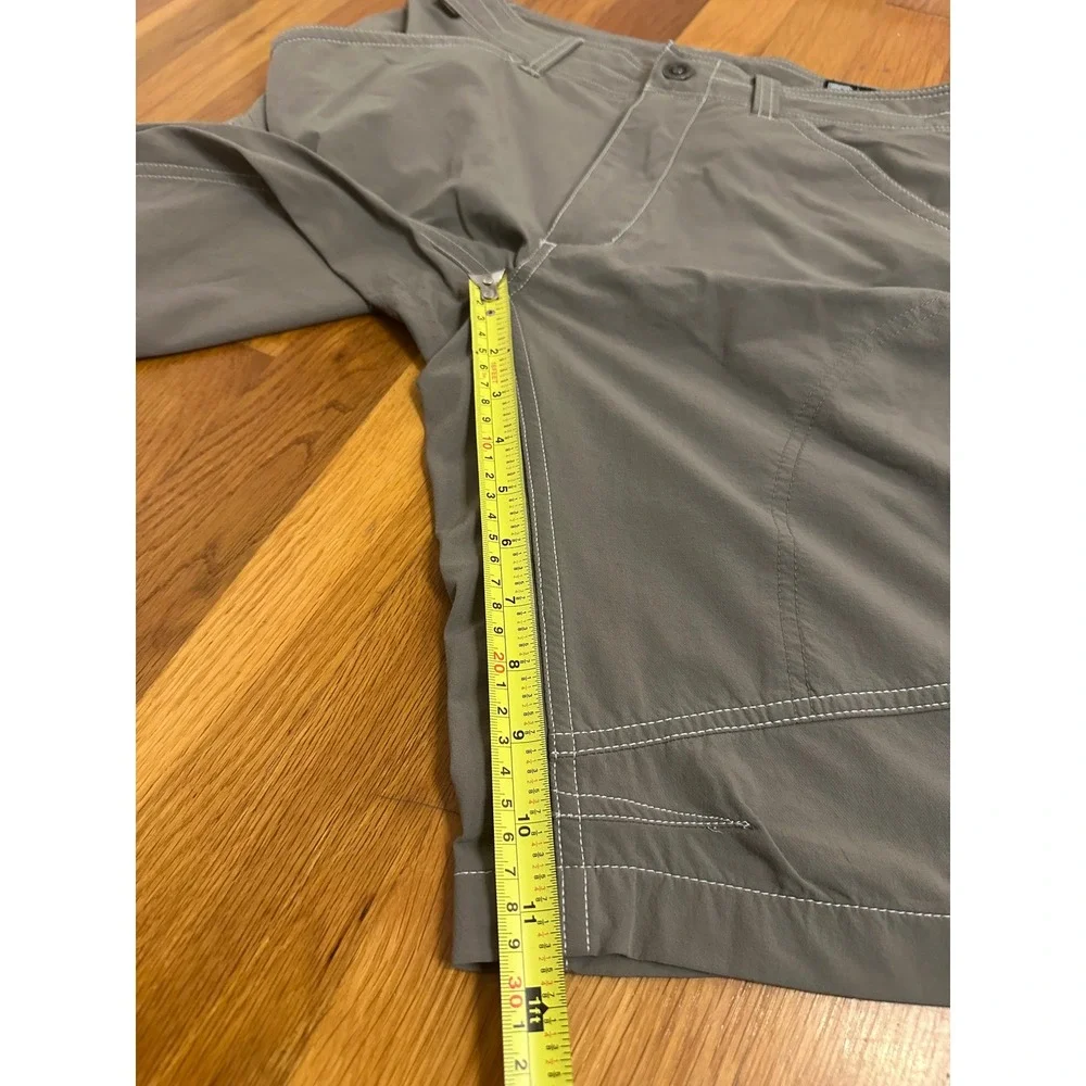 Kuhl Kontra Air Gray Hiking Shorts Men 30 Nylon Stretch Outdoor Cargo
